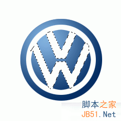 PS logo制作教程：设计精致的大众汽车LOGO，大众标志设计教程
