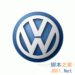 PS logo制作教程：设计精致的大众汽车LOGO，大众标志设计教程
