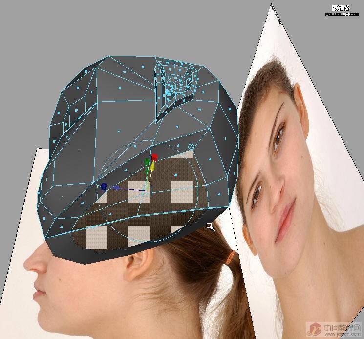 maya建模教程:图文介绍在maya中制作女孩头像