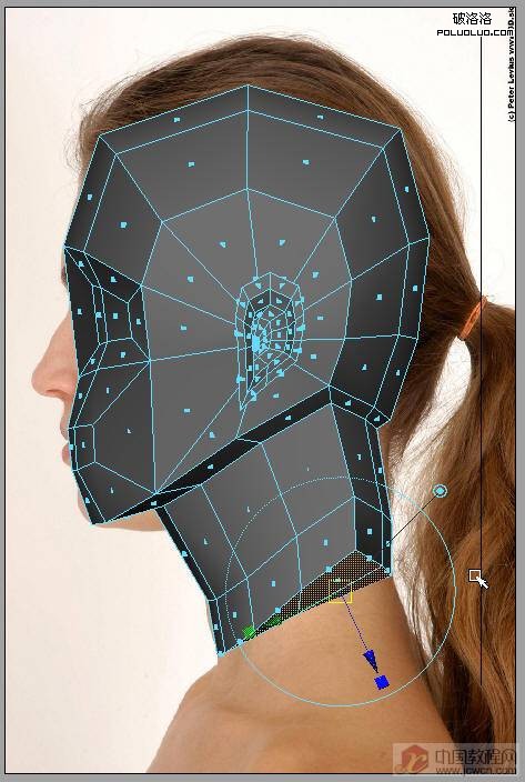 maya建模教程:图文介绍在maya中制作女孩头像