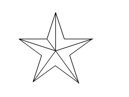 教你用flash画一个漂亮标准的立体五角星