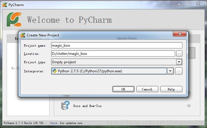 pycharmの使い方体験記(1)インストールと初回使用