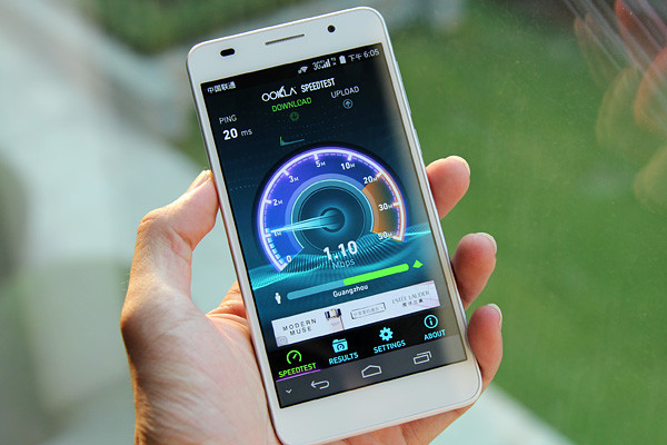测试联通4G版荣耀6网速有多快?_手机评测_手