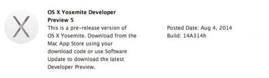 os x yosemite dp5下载地址：os x 10.10 dp5下载1