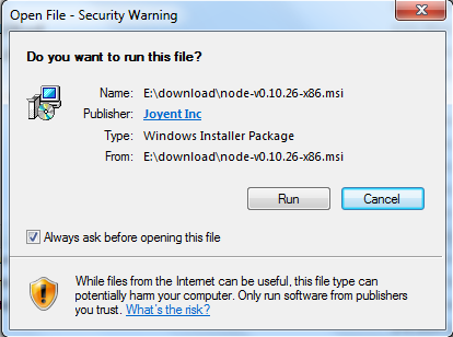 Node.js Getting Started Tutorial: Graphic Tutorial on Installing and Configuring Node.js on Windows and Linux_node.js