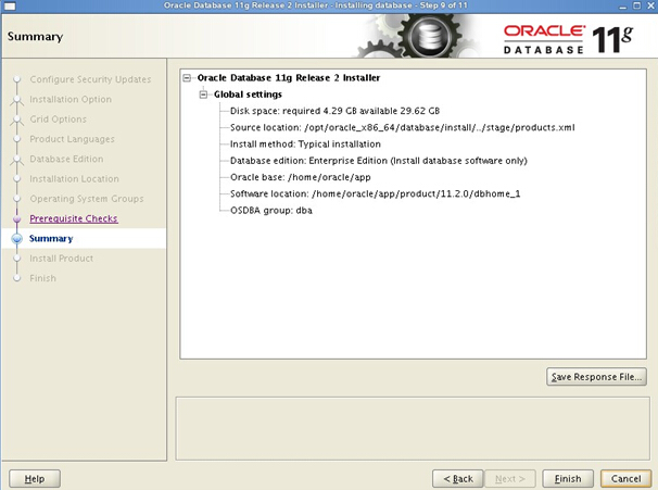 Linux系统(X64)安装Oracle11g完整安装图文教