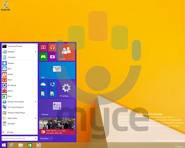 双模式？传部分Windows 9将取消传统桌面