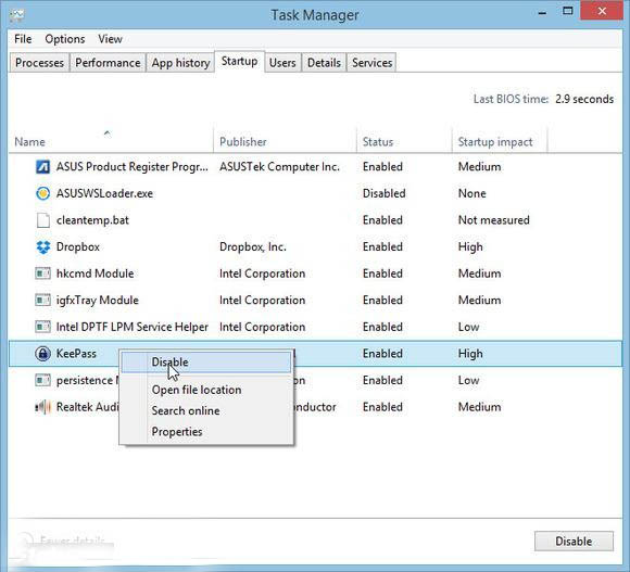 小技巧：教你禁止Win7/8自动加载软件