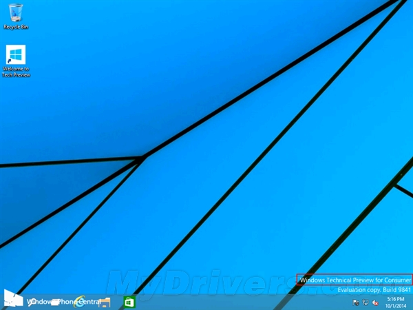 Win10消费者预览版曝光！