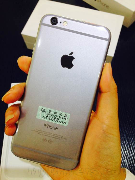 国行iPhone6真机首发版开箱图赏!外观跟港版苹果5S手机铃声qq音乐图片