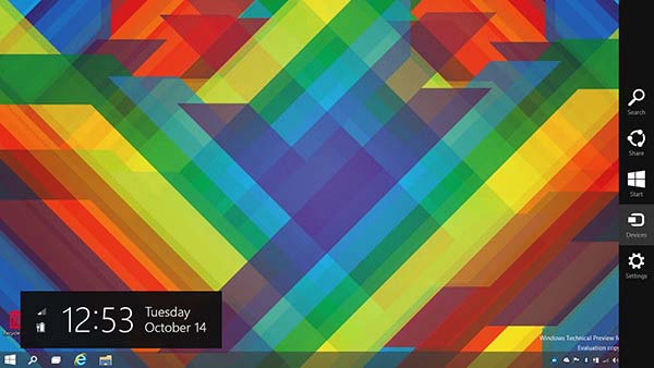 Win10让Charms栏回归桌面的方法教程的照片 - 1