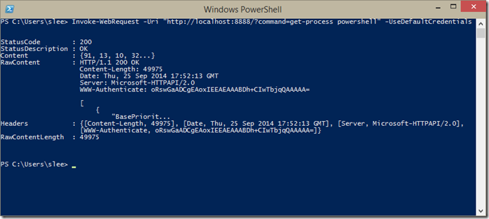 image 使用简单的HTTP api来执行PowerShell脚本