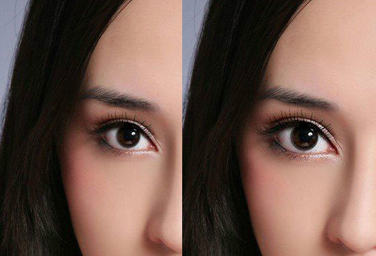 教你怎么用photoshop让眼睛变得更大（两种）