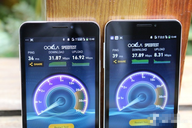 网速比比看 大神F2联通版PK大神F2移动版