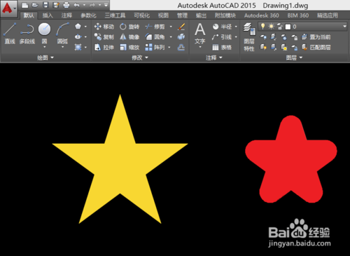 教你用CAD简单画星星_AutoCAD_媒体动画_脚本之家