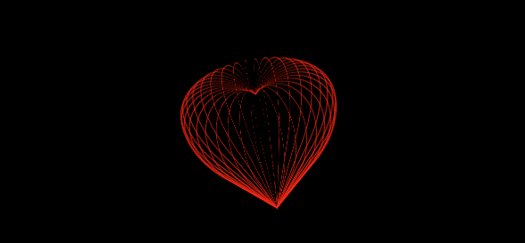 HTML5制作3D爱心动画教程 献给女友浪漫的礼