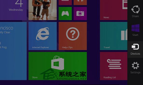 Win8系统“设备”超级按钮的使用教程