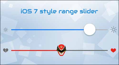 Powerange iOS 7 Style Range Slider