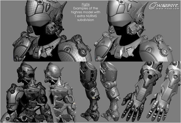 3dmax打造超酷的次世代女机器人角色教程