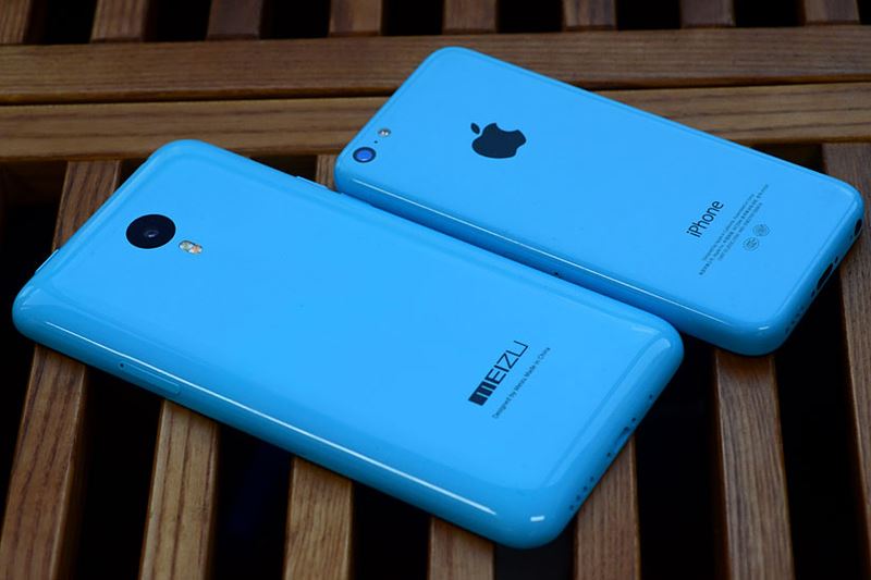 太像了!魅蓝Note和iPhone5C外观细节对比