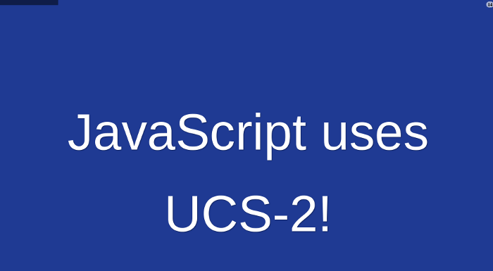 JavaScript语言对Unicode字符集的支持详解_基础知识