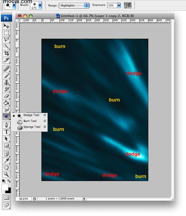 Photoshop使用滤镜制作一张效果炫酷的光影海报