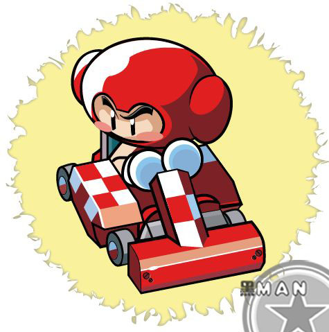 AI CS2绘制可爱的跑跑卡丁车中的卡通角色_Il