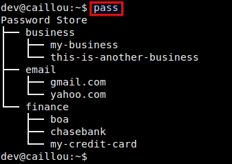  Linux使用pass管理密码的方法