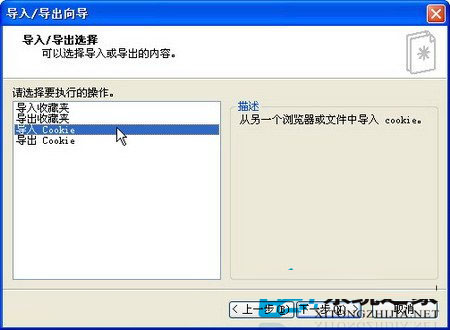  WinXP如何导入Cookie信息