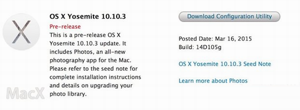 yosemite10.10.3beta4下载地址 os x10.10.3beta4官方下载