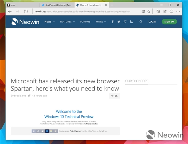 IE继任者!斯巴达浏览器细节图赏