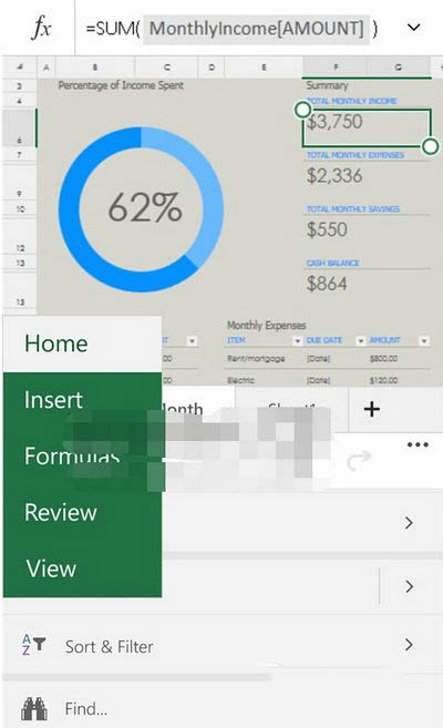win10手机预览版12555上手体验全过程 excel露真身21