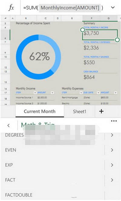 win10手机预览版12555上手体验全过程 excel露真身24