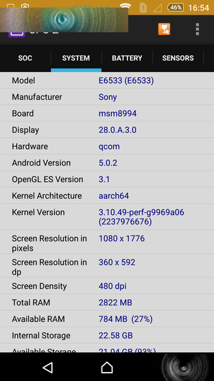 OneSony Xperia Z3+ Dual 