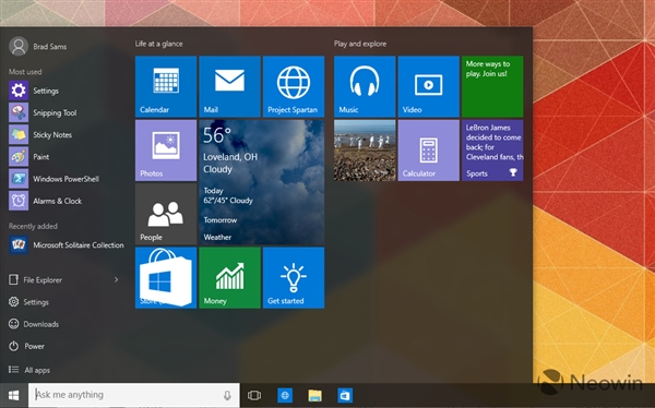Win10最新预览版10130图赏：图标更美了