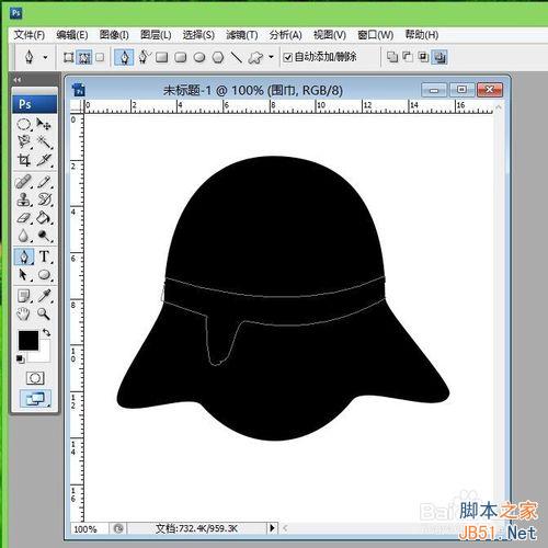 如何画qq企鹅？ps路径工具绘制qq企鹅方法