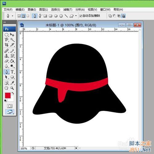 如何画qq企鹅？ps路径工具绘制qq企鹅方法