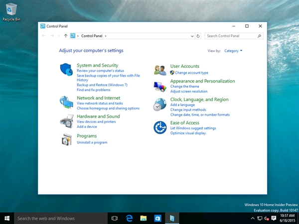 Windows 10 10147批量截图：闪亮新图标