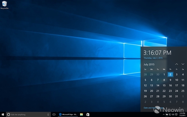 Windows 10预览版10162图赏:全新功能亮相
