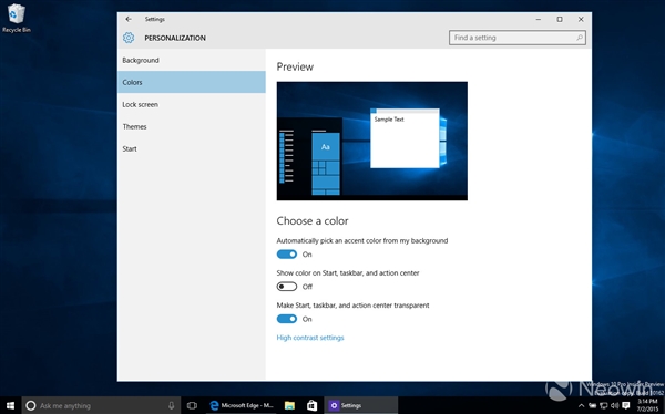 Windows 10预览版10162图赏:全新功能亮相