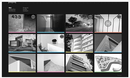 七种不同色系的网站设计效果体验
