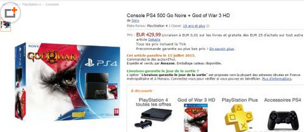 战神3重制版同捆PS4曝光 战神3重制版奎爷霸