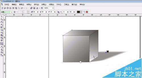 coreldraw怎么画正方体?cdr做素描几何体效果的方法