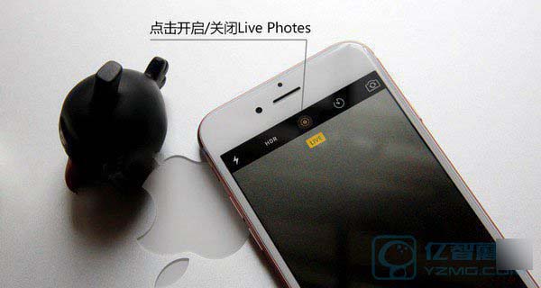 苹果iPhone6s玫瑰金Live Photos动态拍照功能