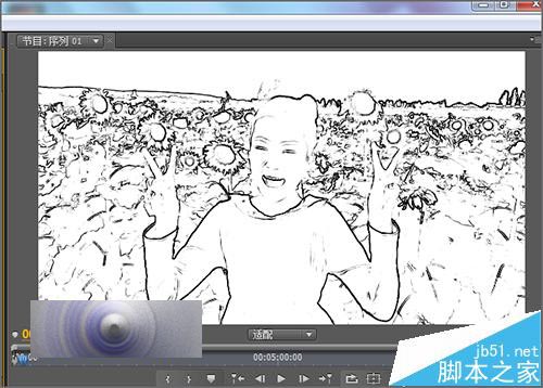 adobe premiere cs4视频制作素描的效果的详细教程