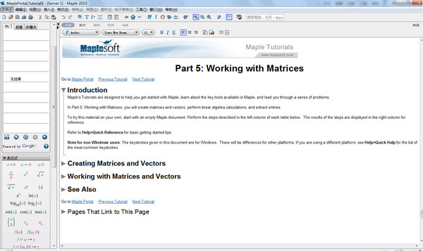 Maple2015下载 Maple数学和工程计算软件 32