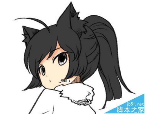 sai怎么给漫画人物的头发上色? sai头发上色技