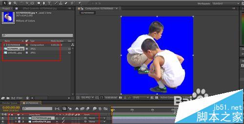 AE中怎么使用插件Keylight抠图?_媒体工具