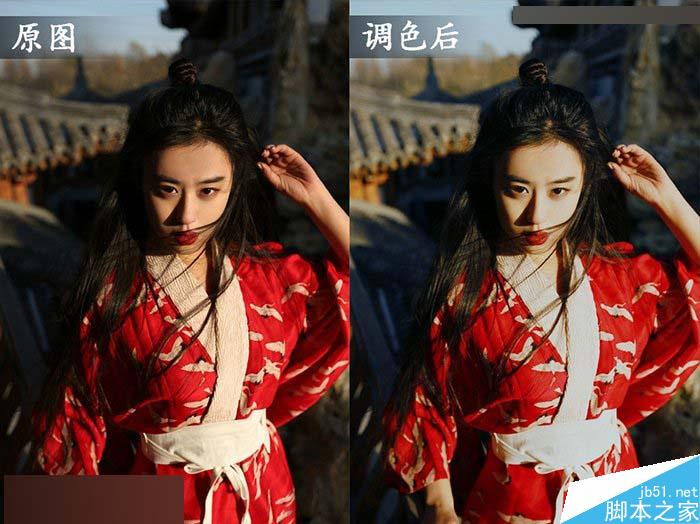 Photoshop调出色彩浓郁的复古电影风效果,PS教程,思缘教程网