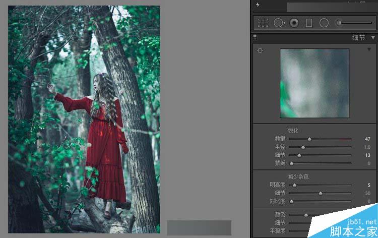 Photoshop调出森林人像唯美的童话场景效果,PS教程,思缘教程网